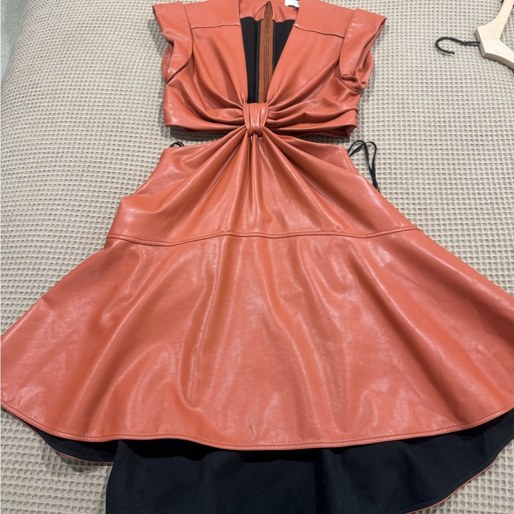 A.L.C. Terracotta Backless Dress